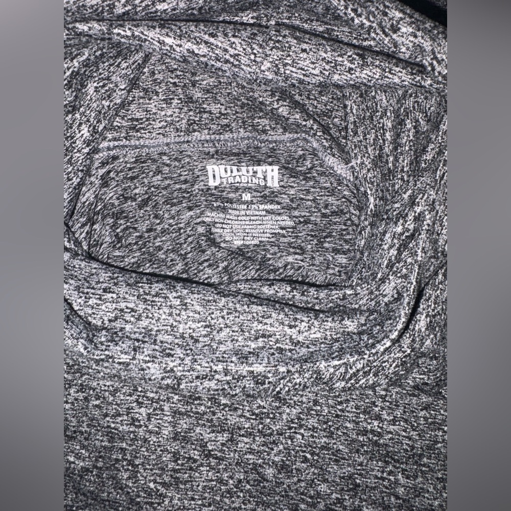Duluth Trading Co Women's Charcoal Long Sleeve Tee